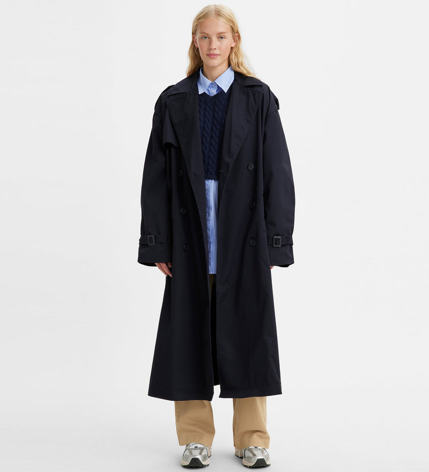 levi's® women's slacker trench A44450000XXS- Nightwatch Blue – Levi's Hong Kong