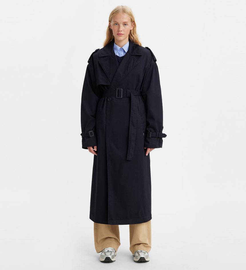 levi's® women's slacker trench A44450000XXS- Nightwatch Blue – Levi's Hong Kong