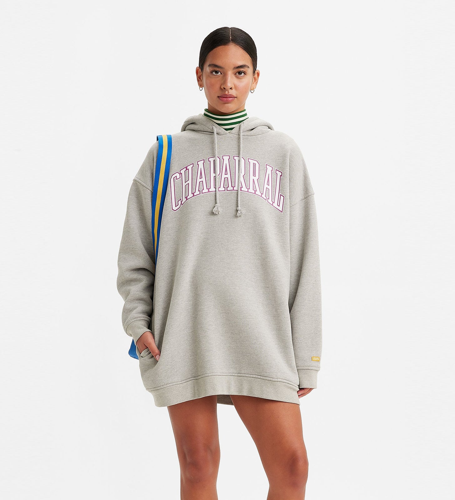 levi's® women's gold tab™ sweatshirt dress A47370000XXS- Chaparral Hoodie Medium Vintage Heather Grey – Levi's Hong Kong