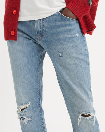 levi's® 511™ 修身剪裁牛仔褲 | 男裝(warm 系列) 0451156622932 Gimme More Destructed - Blue  – Levi's 香港