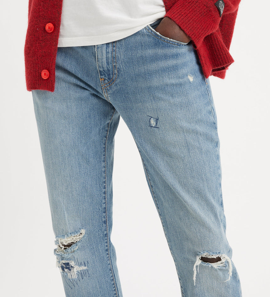 levi's® 511™ 修身剪裁牛仔褲 | 男裝(warm 系列) 0451156622932 Gimme More Destructed - Blue – Levi's 香港