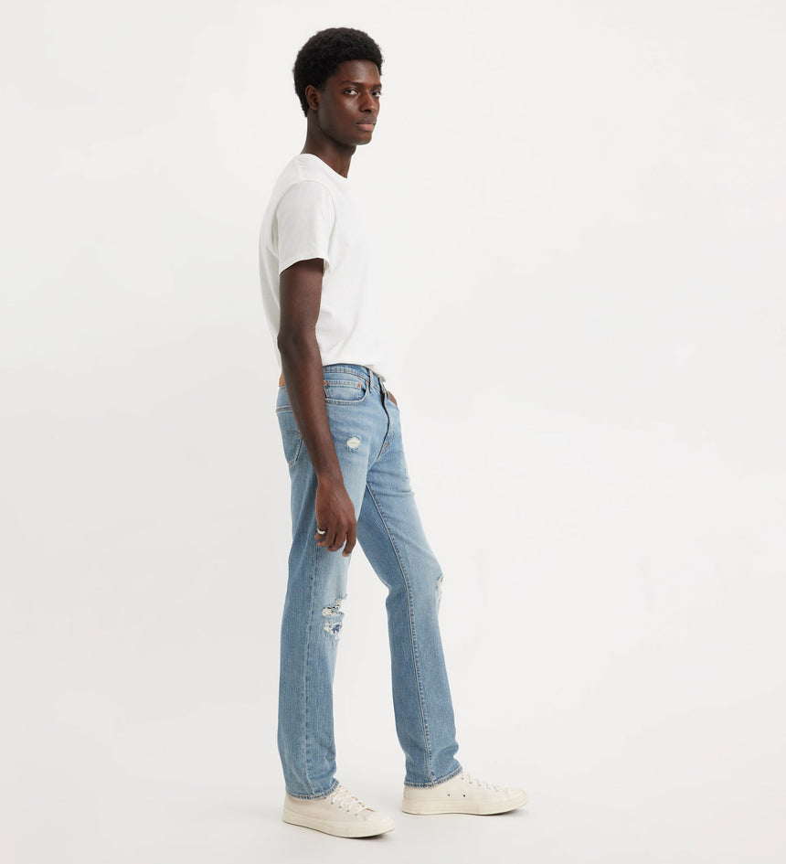 levi's® 511™ 修身剪裁牛仔褲 | 男裝(warm 系列) 0451156622932 Gimme More Destructed - Blue – Levi's 香港