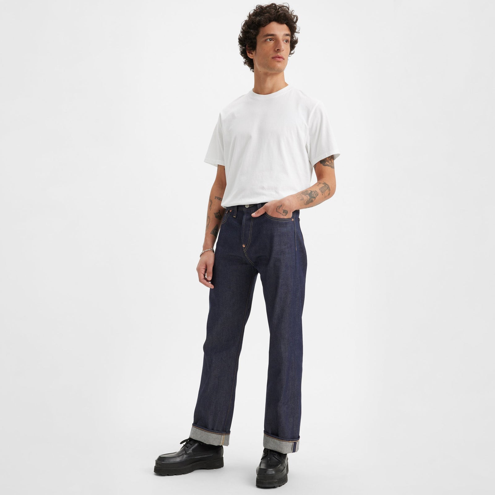 levi's® vintage clothing men’s 1937 501® original fit jeans 3750100183032 Organic Rigid 1937 Indigo Rigid – Levi's Hong Kong