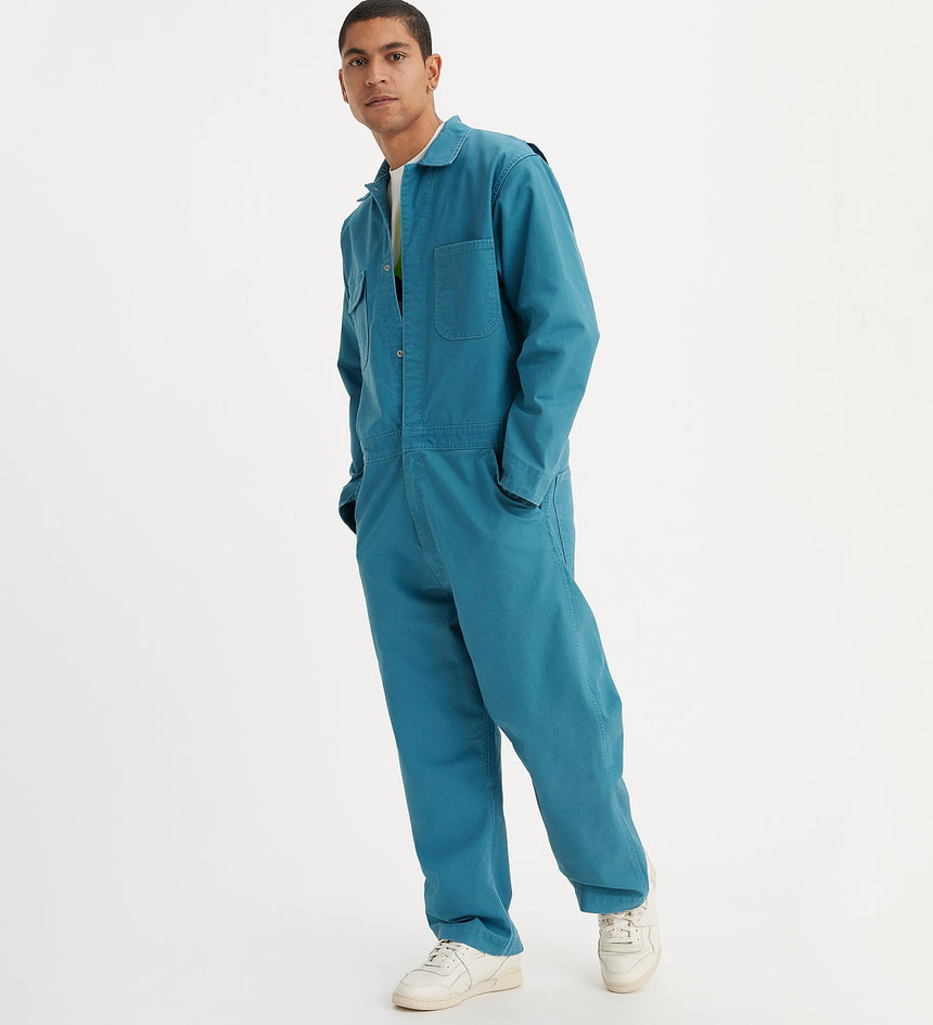 levi's®skate 滑板系列牛仔連身工作衣 | 男裝 A57350000S- Blue Midnight – Levi's 香港