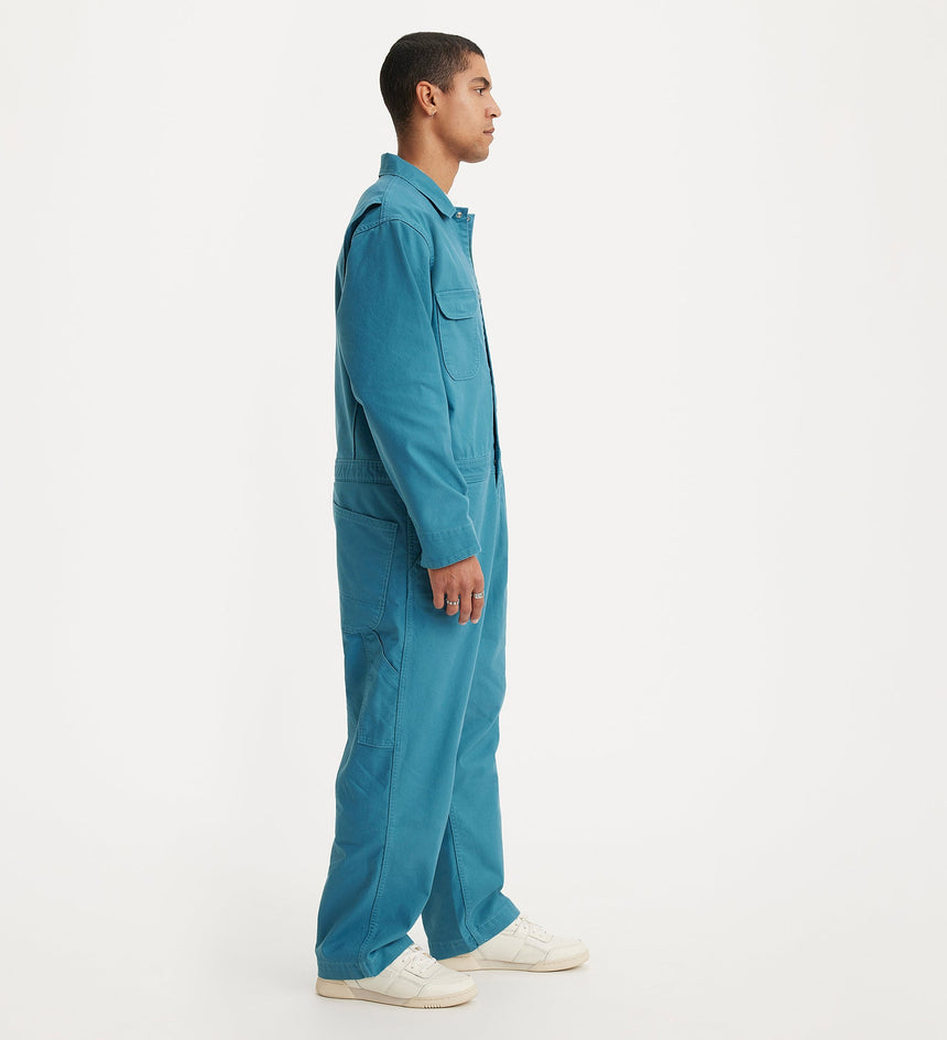 levi's®skate 滑板系列牛仔連身工作衣 | 男裝 A57350000S- Blue Midnight – Levi's 香港