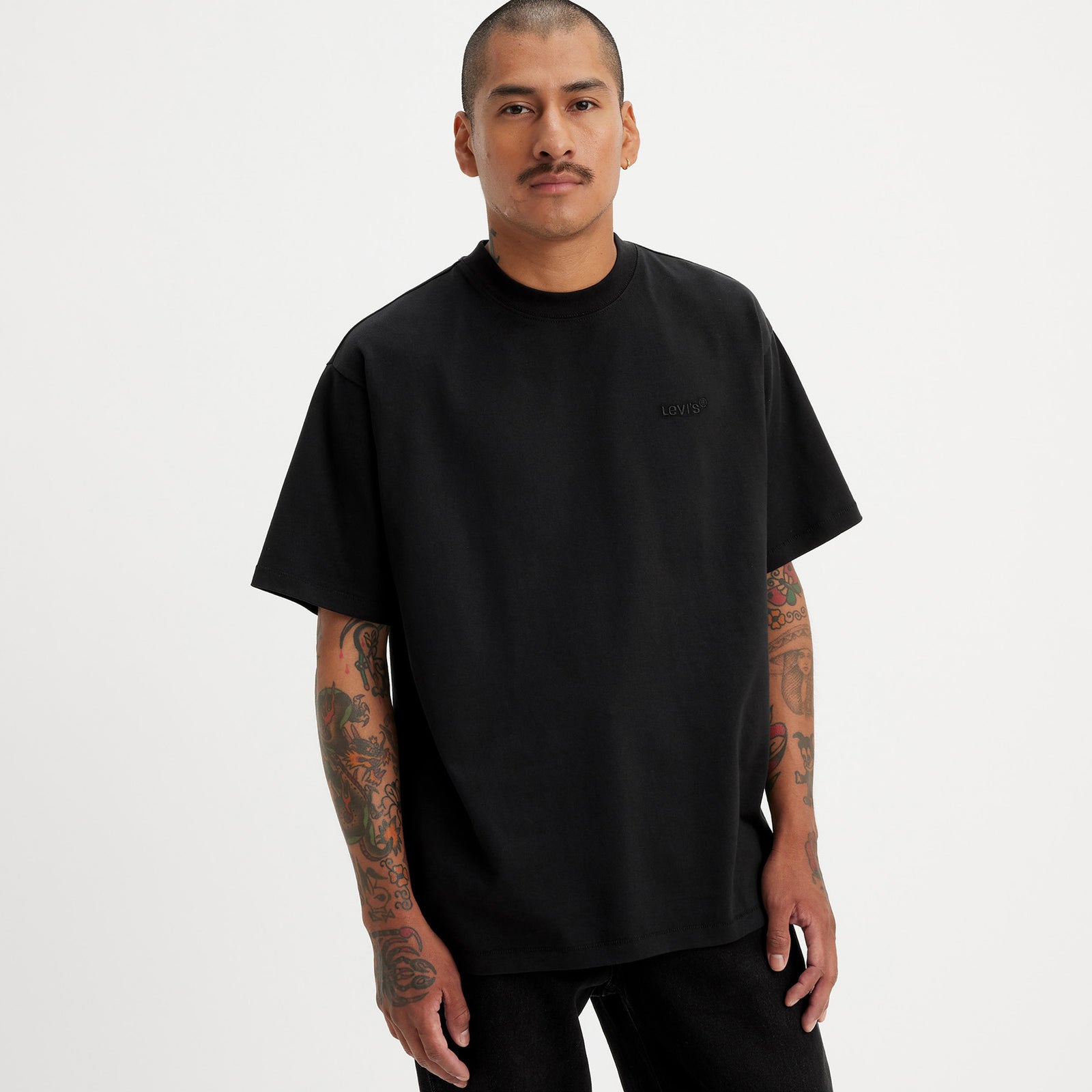 levi's® red tab™ 男士復古tee A06370001S- Mineral Black – Levi's 香港