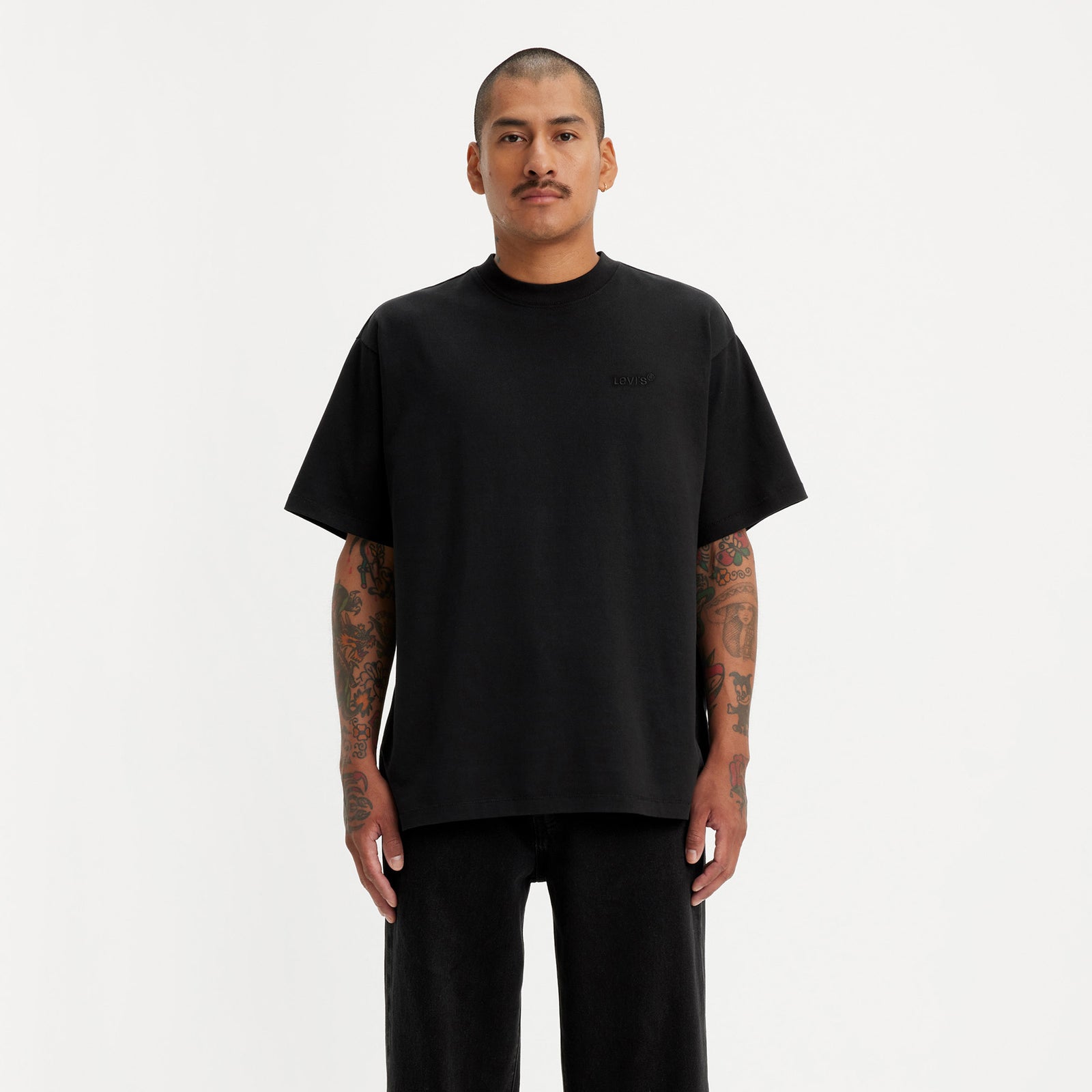 levi's® red tab™ 男士復古tee A06370001S- Mineral Black – Levi's 香港