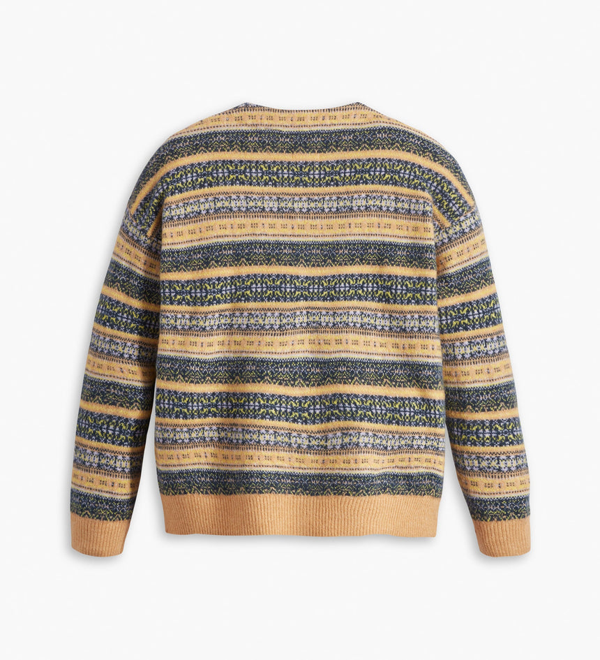 levi's® men's coit boxy cardigan A07090020XS- Chilton Fairisle Golden OcHigh Risee – Levi's Hong Kong
