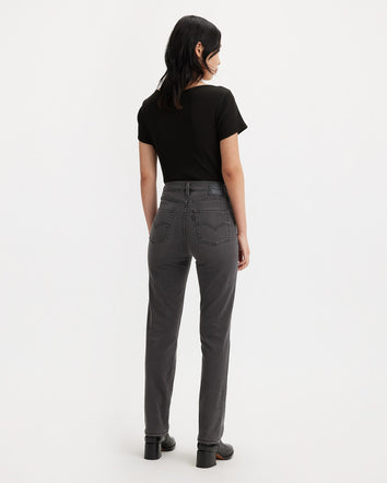levi's® women's 724 high-rise straight jeans 1888302422428 Best Seats Warm - Black  – Levi's Hong Kong