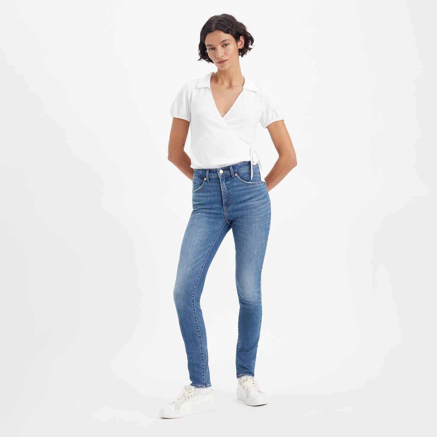 Levi's® Revel® 心機塑型 高腰緊身窄腳牛仔褲| 女裝 (Warm 系列)