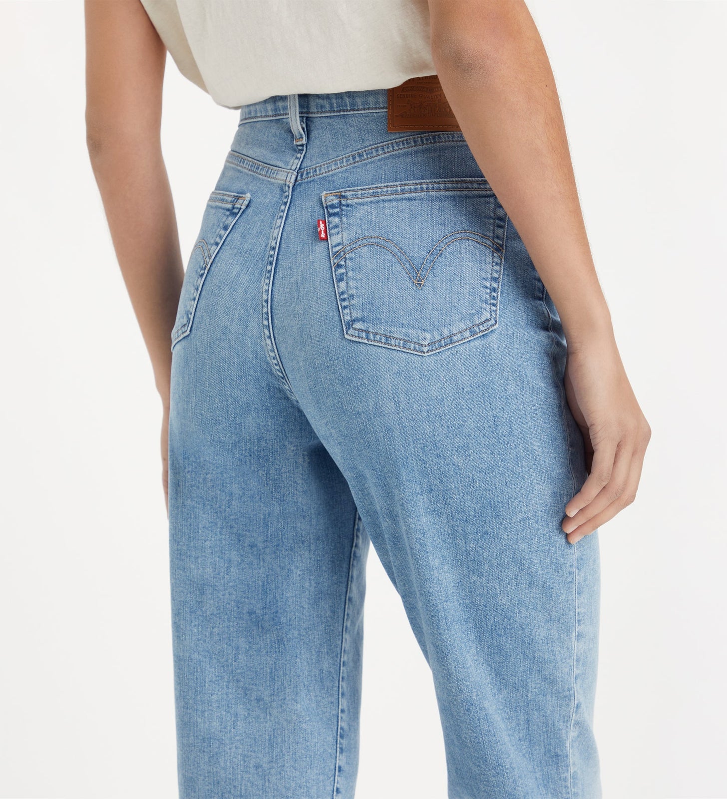 levi's® 高腰男友 boyfriend 牛仔褲 | 女裝 8587301262527 Cassie Can - Blue – Levi's 香港
