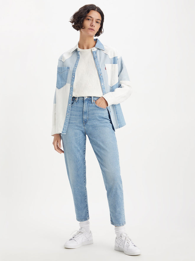 levi's® women's high-rise boyfriend jeans 8587301262527 Cassie Can - Blue  – Levi's Hong Kong