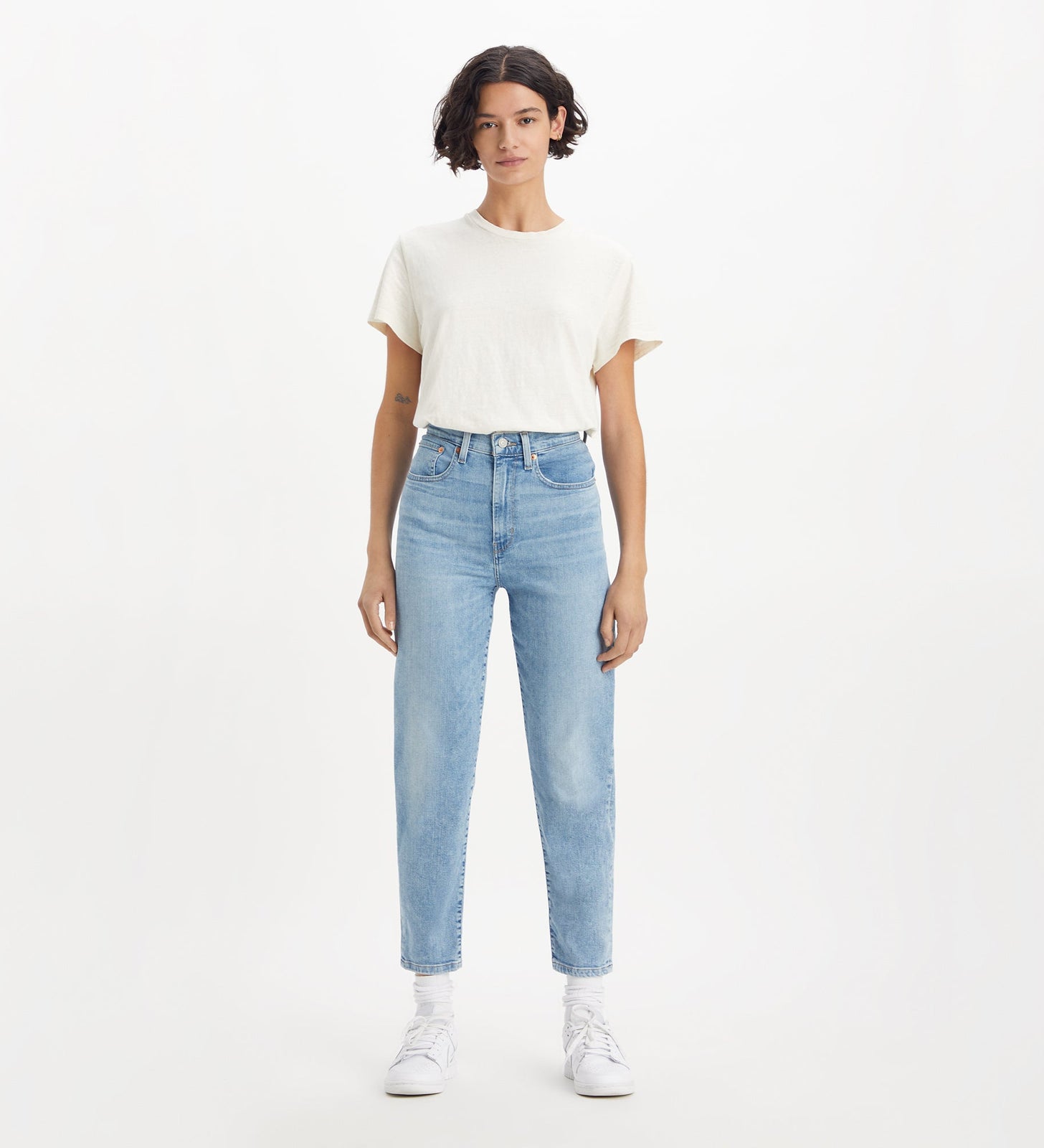 levi's® 高腰男友 boyfriend 牛仔褲 | 女裝 8587301262527 Cassie Can - Blue – Levi's 香港