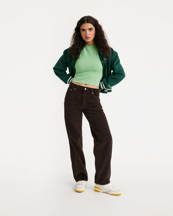 levi's® 女士baggy dad 牛仔褲 | 女裝 A349400302430 Mole  – Levi's 香港