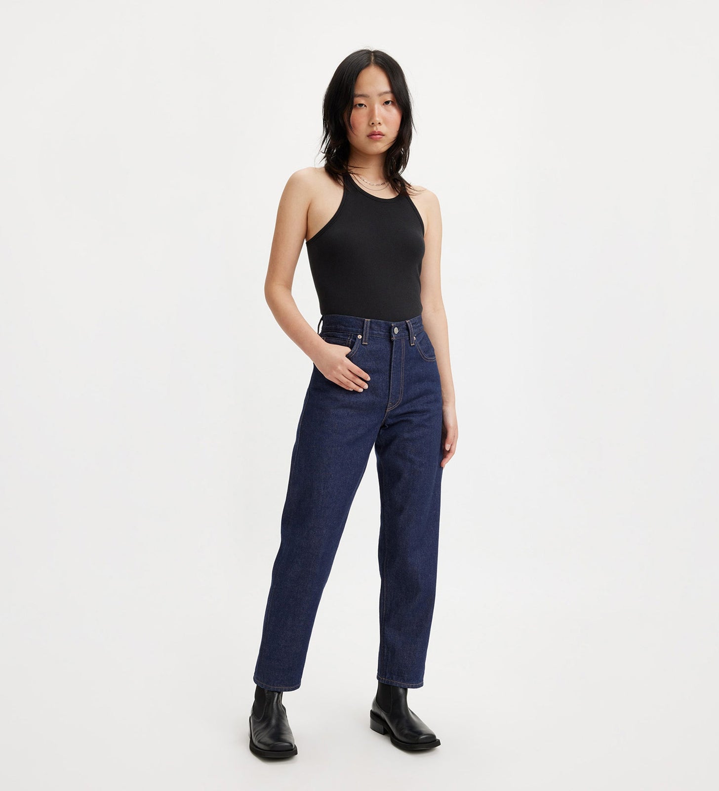 levi's® women's column jeans A588800002327 MOJ Column Dark Rinse – Levi's Hong Kong