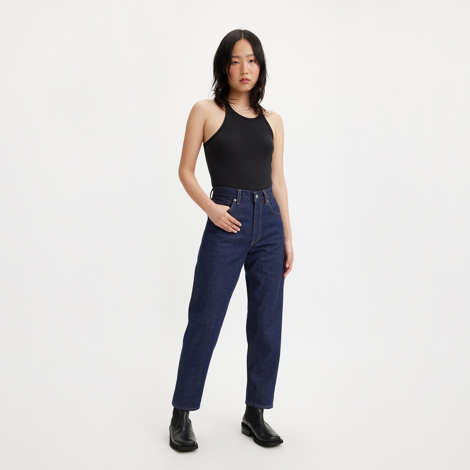 levi's® 直筒牛仔褲 | 女裝 A588800002327 MOJ Column Dark Rinse – Levi's 香港