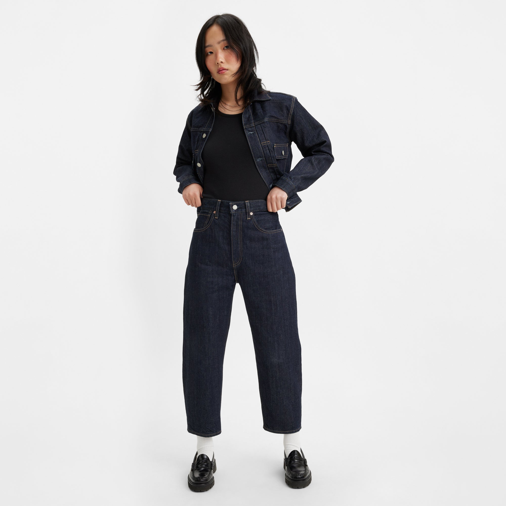 Levi's® Women's Barrel Jeans - Moj Barrel Dark Rinse