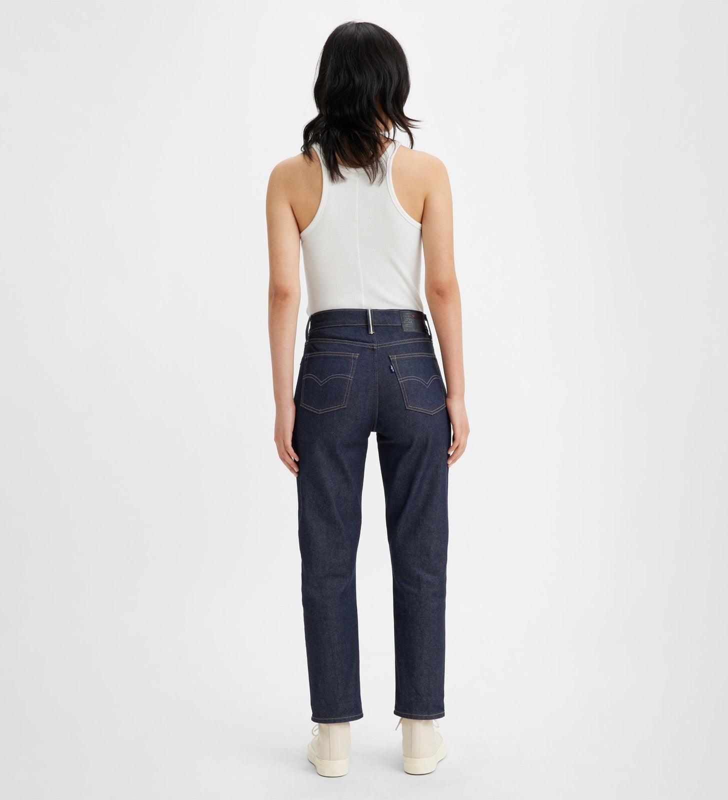 levi's® women's high-rise boyfriend jeans A589300002427 MOJ Ink Rinse Dark – Levi's Hong Kong