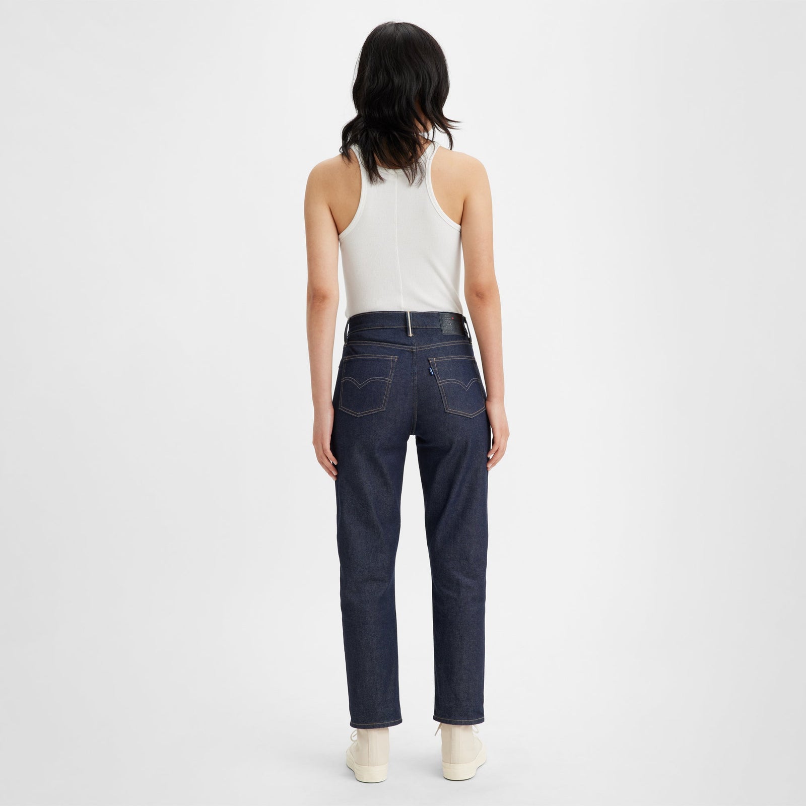 levi's® women's high-rise boyfriend jeans A589300002427 MOJ Ink Rinse Dark – Levi's Hong Kong