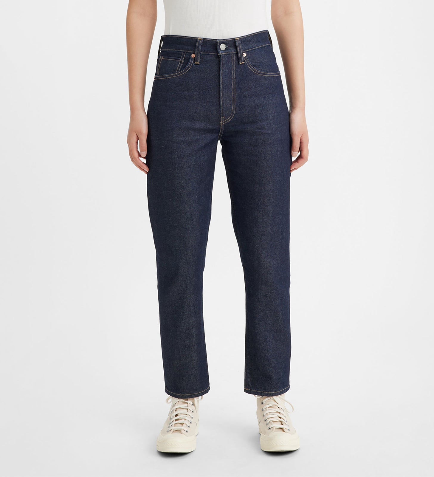 levi's® women's high-rise boyfriend jeans A589300002427 MOJ Ink Rinse Dark – Levi's Hong Kong