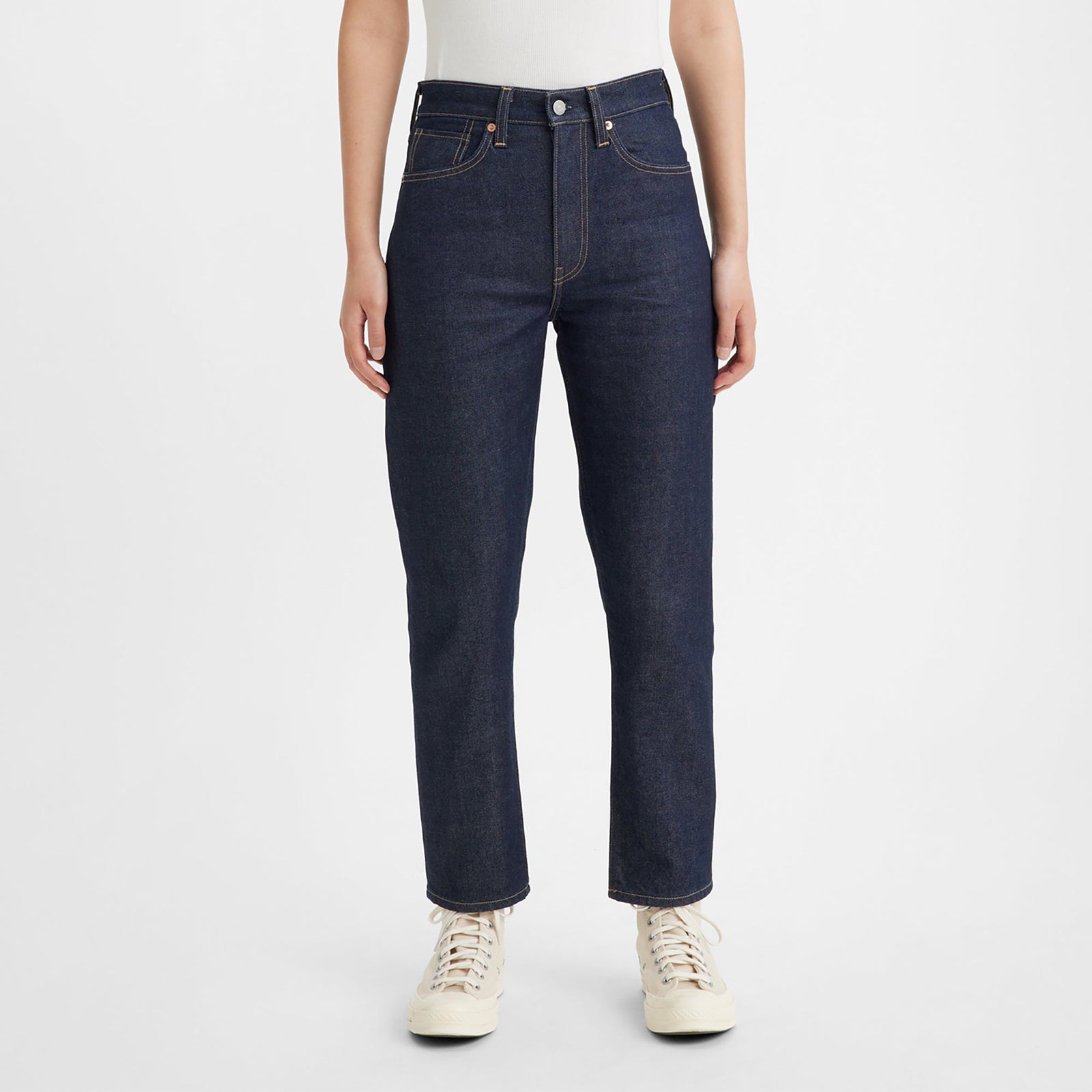 levi's® women's high-rise boyfriend jeans A589300002427 MOJ Ink Rinse Dark – Levi's Hong Kong