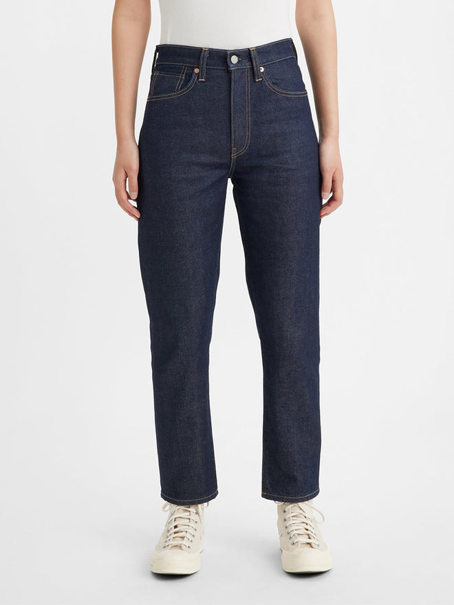levi's® women's high-rise boyfriend jeans A589300002427 MOJ Ink Rinse Dark  – Levi's Hong Kong