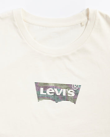 levi’s®  perfect t-shirt | 女裝 173692189L- Seasonal Batwing Shine Gardenia - Neutral  – Levi's 香港