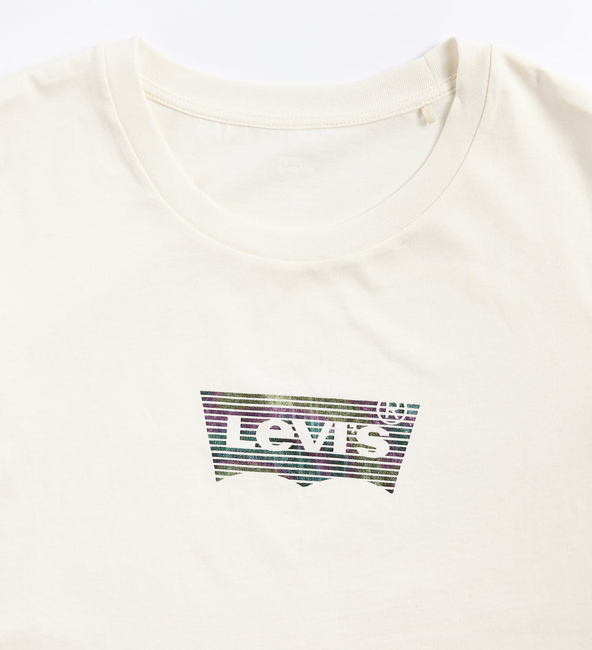 levi’s®  perfect t-shirt | 女裝 173692189L- Seasonal Batwing Shine Gardenia - Neutral – Levi's 香港
