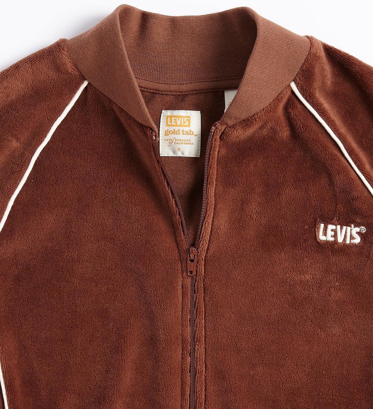 levi's® gold tab™ women's ivy league zip-up A59910000XS- Puce – Levi's Hong Kong