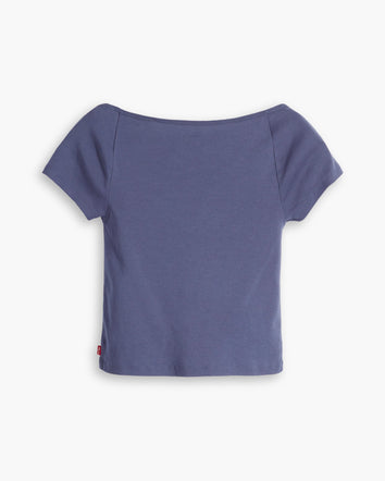 levi's® women's graphic babe t-shirt A60650001XS- Sweet Butterflies Crown Blue - Blue  – Levi's Hong Kong