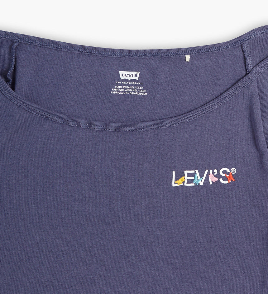 levi's® 圖案babe tee | 女裝 A60650001XS- Sweet Butterflies Crown Blue - Blue – Levi's 香港