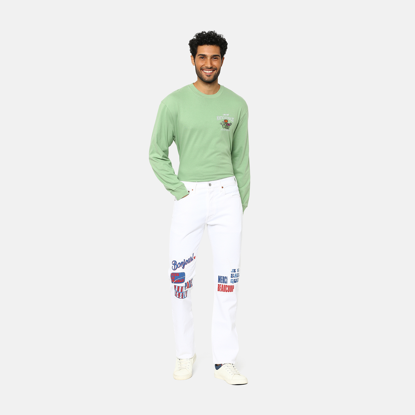 Levi's® For Paris 501®經典直腳牛仔褲
