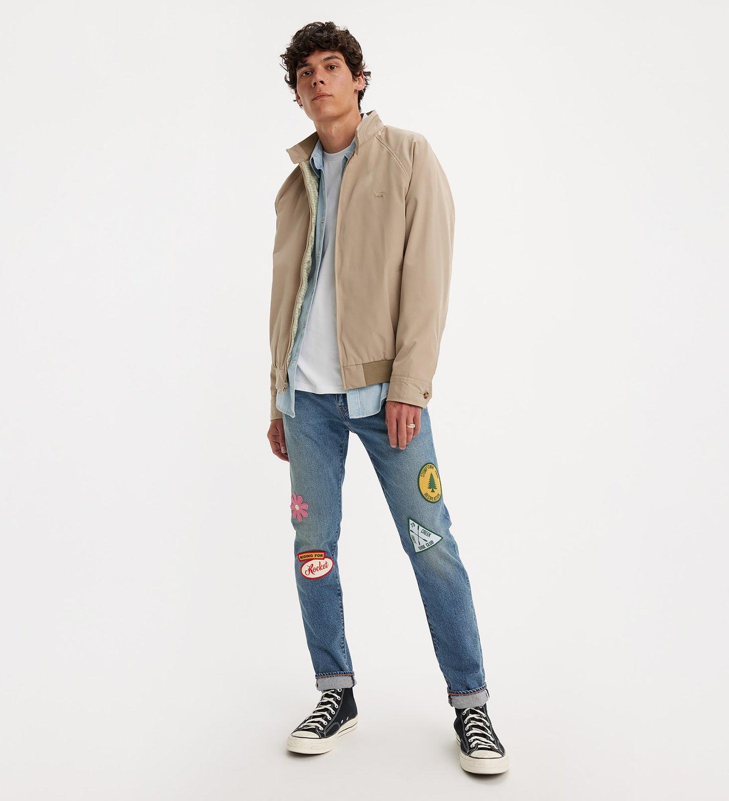levi's® 512™ 修身窄腳剪裁牛仔褲 | 男裝 2883312682832 School Uniform Selvedge – Levi's 香港
