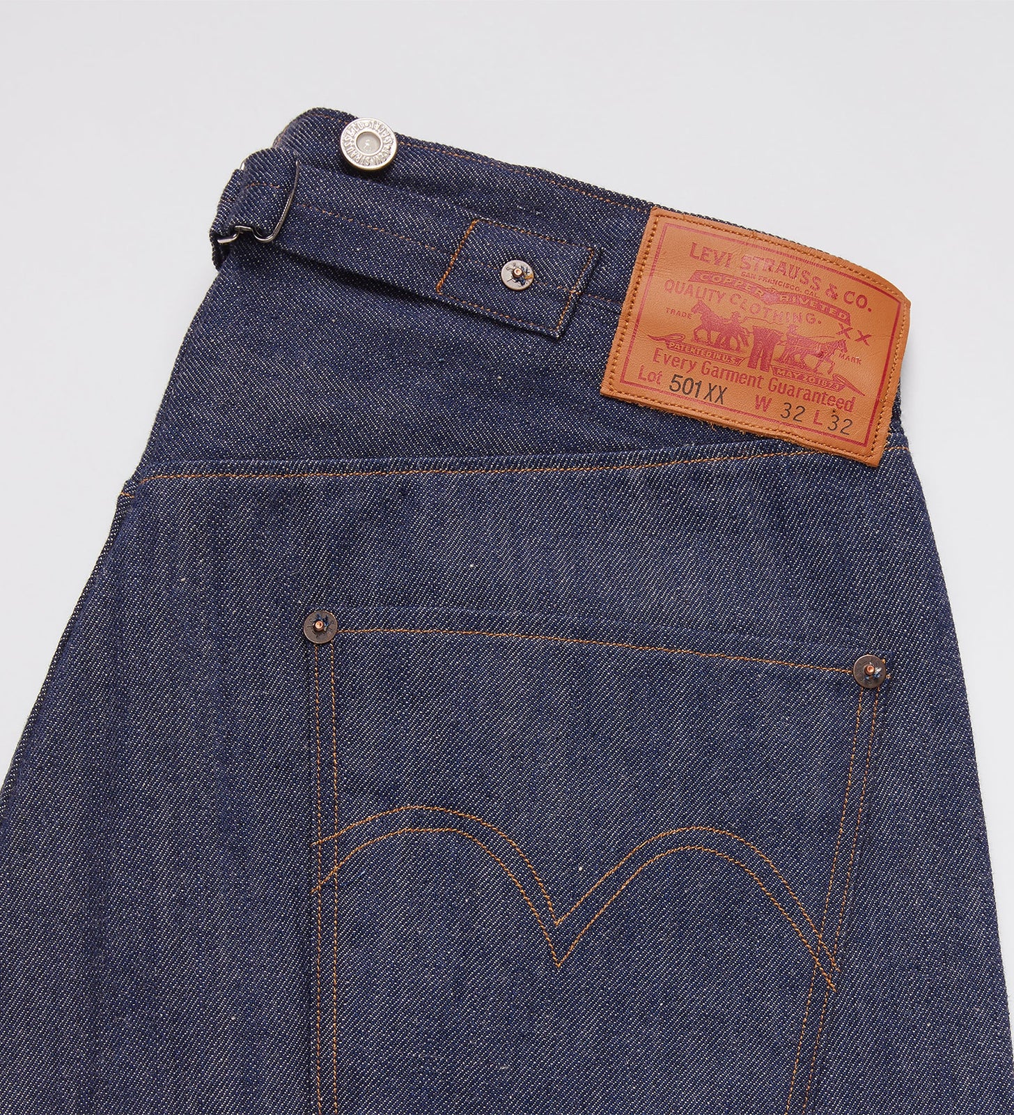 levi's® lvc® 1890 501® 牛仔褲 | 男裝 9050100223032 Blue - Dark Indigo - Flat Finish – Levi's 香港