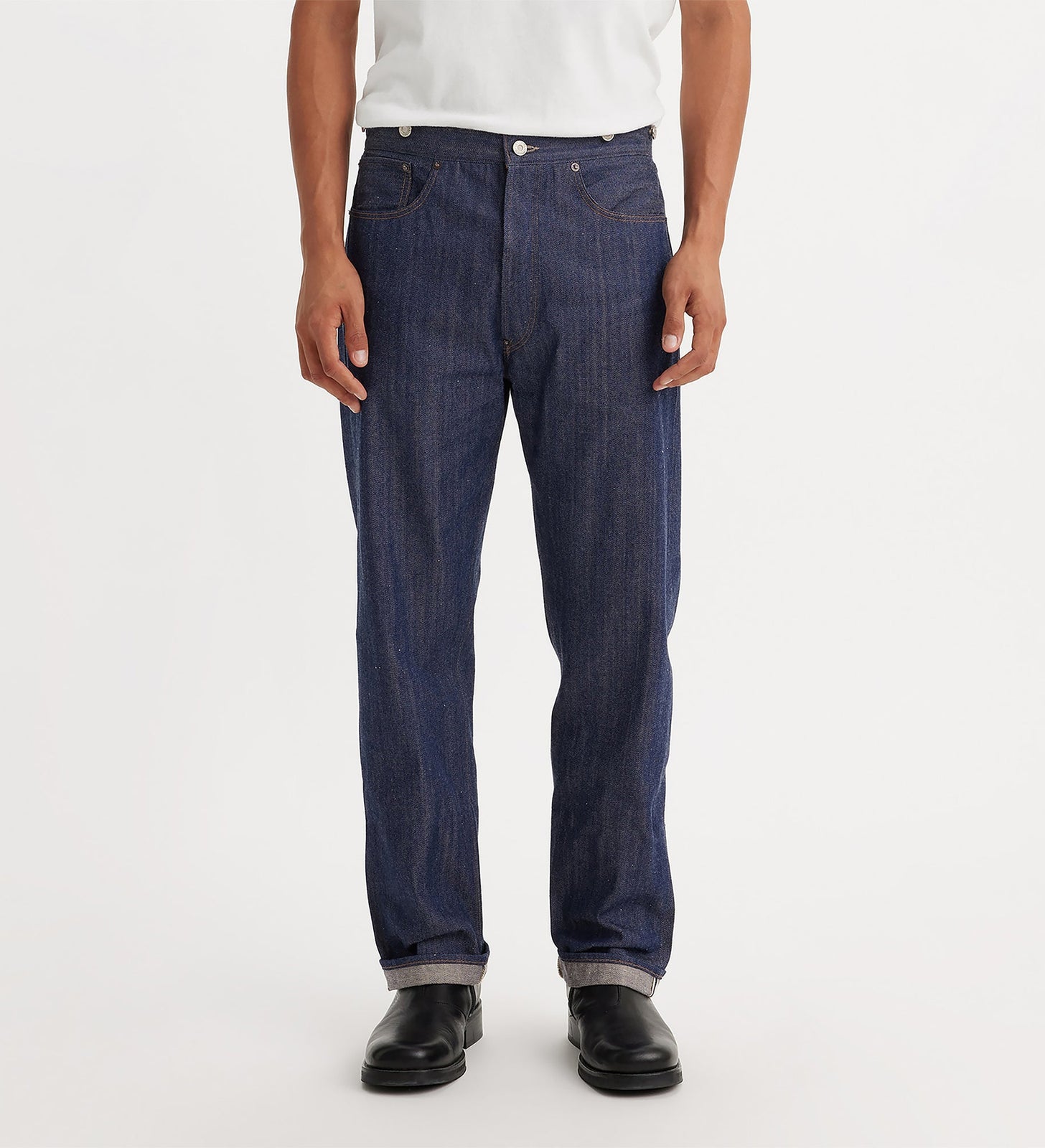 levi's® lvc® 1890 501® 牛仔褲 | 男裝 9050100223032 Blue - Dark Indigo - Flat Finish – Levi's 香港