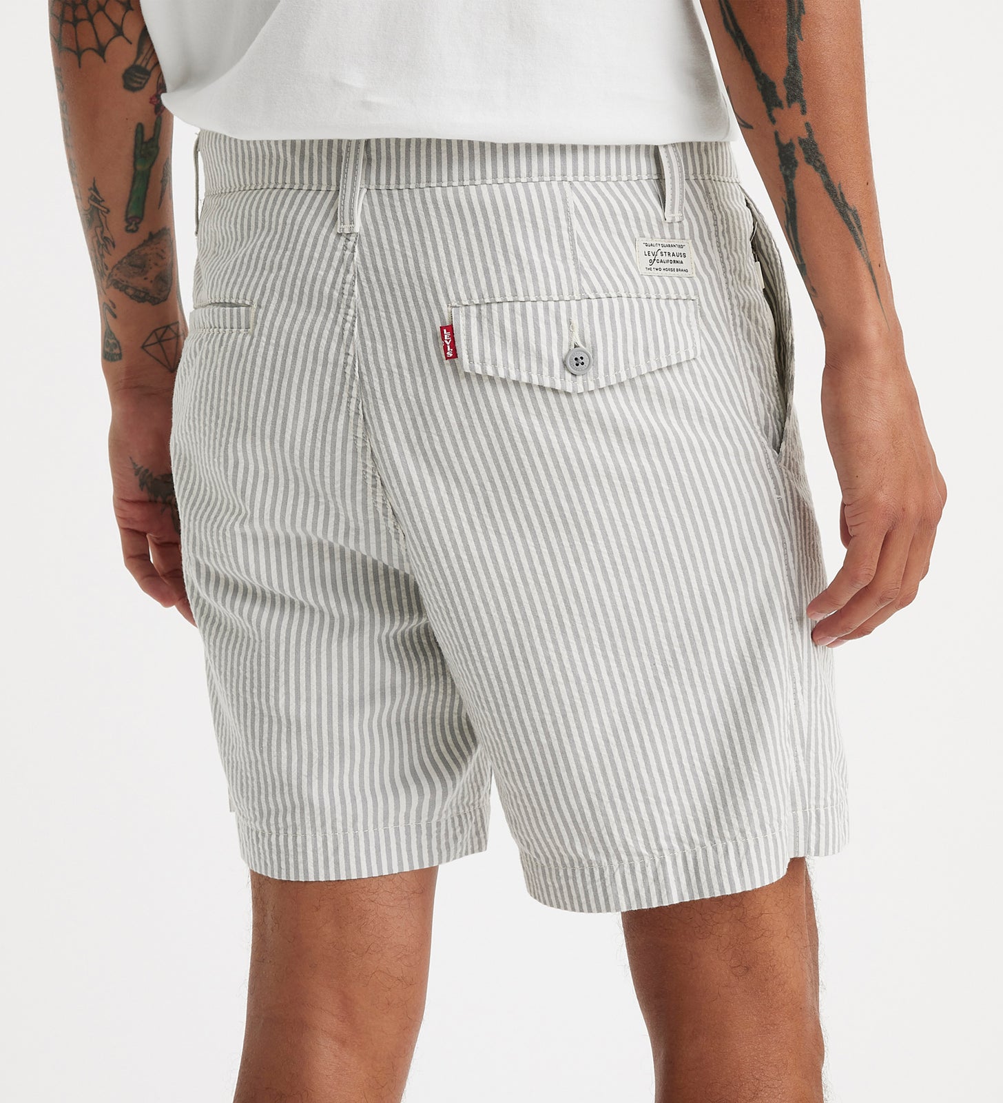 levi's® men's xx chino authentic 6" shorts A4661003228- Weathervane Marlon Stripe Seersucker – Levi's Hong Kong