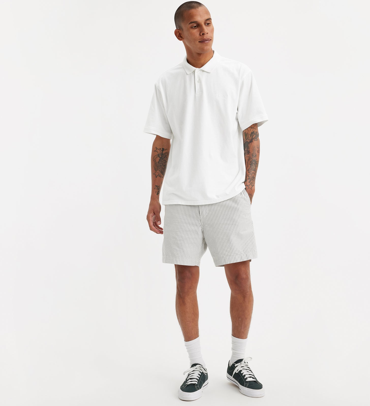 levi's® men's xx chino authentic 6" shorts A4661003228- Weathervane Marlon Stripe Seersucker – Levi's Hong Kong