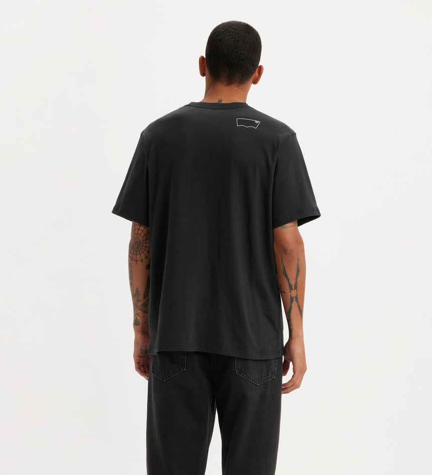levi's® men's relaxed fit short-sleeve graphic t-shirt 161431332S- Overlap Logo Caviar - Black – Levi's Hong Kong