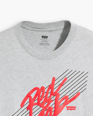 levi's® men's relaxed fit short-sleeve graphic t-shirt 161431395S- Red Tab Midtone Heather Gray  – Levi's Hong Kong