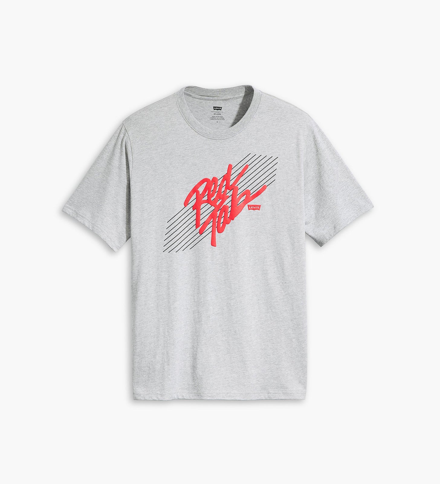 levi's® 寬鬆剪裁短袖圖案t恤 | 男裝 161431395S- Red Tab Midtone Heather Gray – Levi's 香港