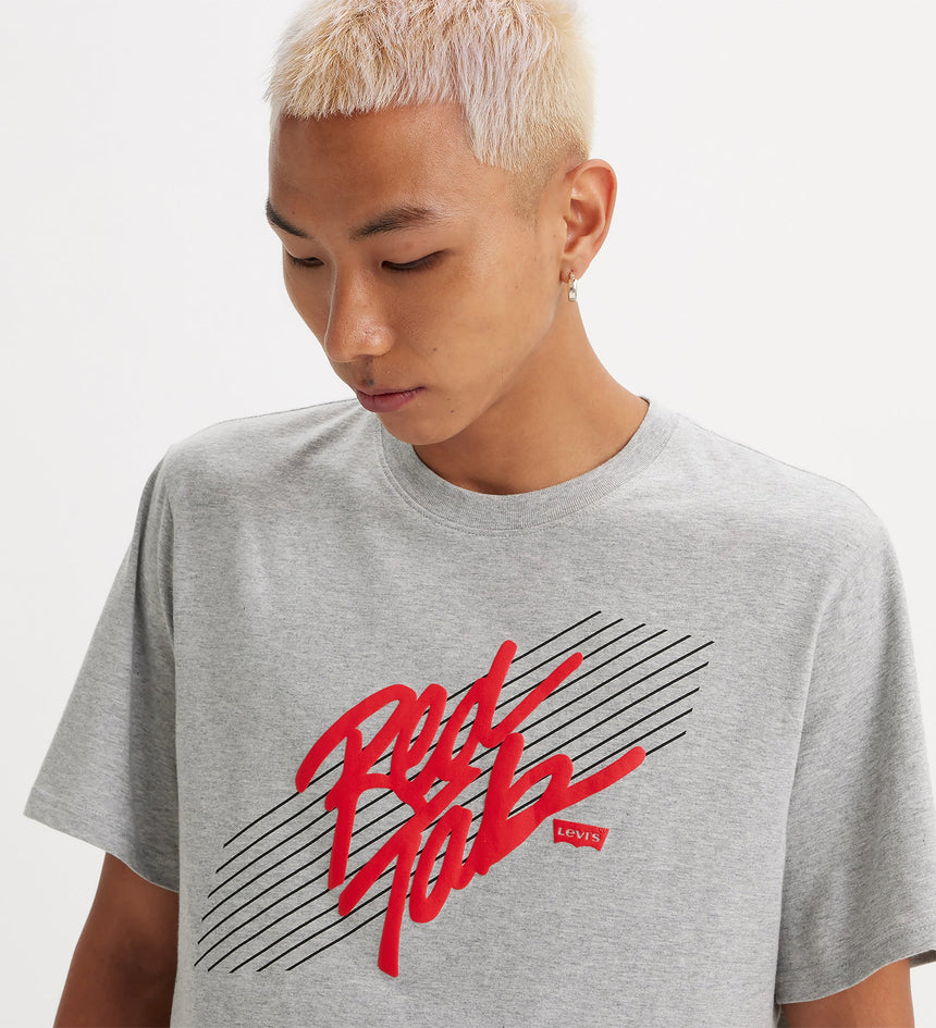 levi's® 寬鬆剪裁短袖圖案t恤 | 男裝 161431395S- Red Tab Midtone Heather Gray – Levi's 香港