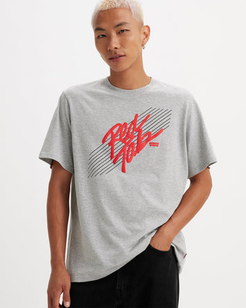 levi's® men's relaxed fit short-sleeve graphic t-shirt 161431395S- Red Tab Midtone Heather Gray  – Levi's Hong Kong
