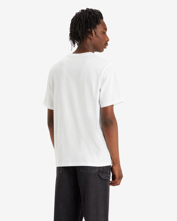 levi's® 寬鬆剪裁短袖圖案t恤 | 男裝 161431397S- Phone Booth Relaxed Fit Tee White+ - White  – Levi's 香港