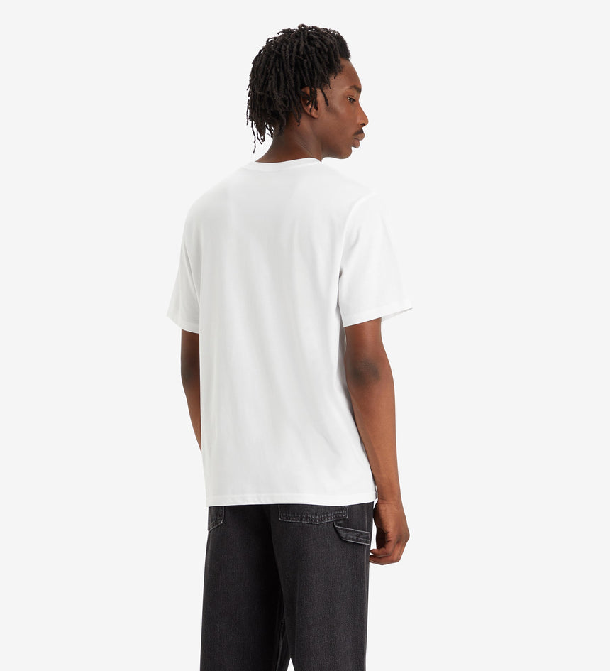levi's® 寬鬆剪裁短袖圖案t恤 | 男裝 161431397S- Phone Booth Relaxed Fit Tee White+ - White – Levi's 香港
