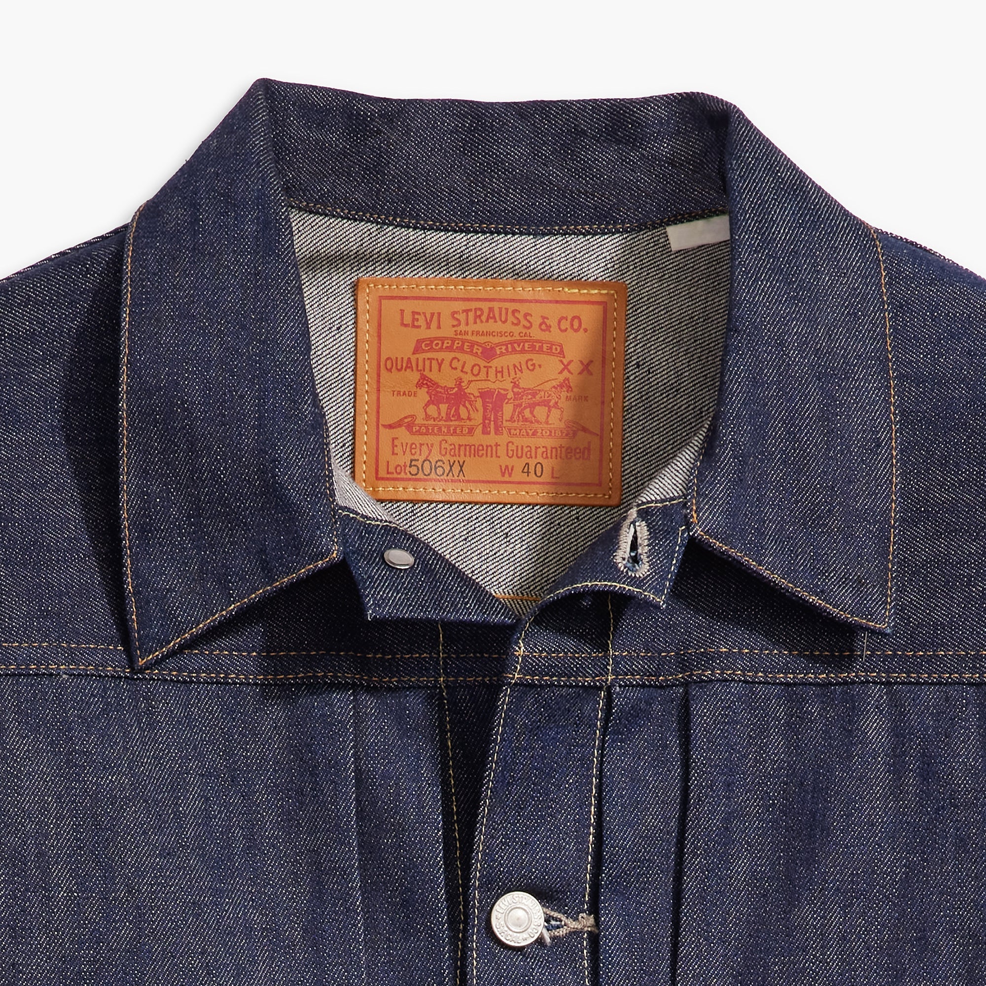 Levi's vintage 1967 type iii trucker jacket top