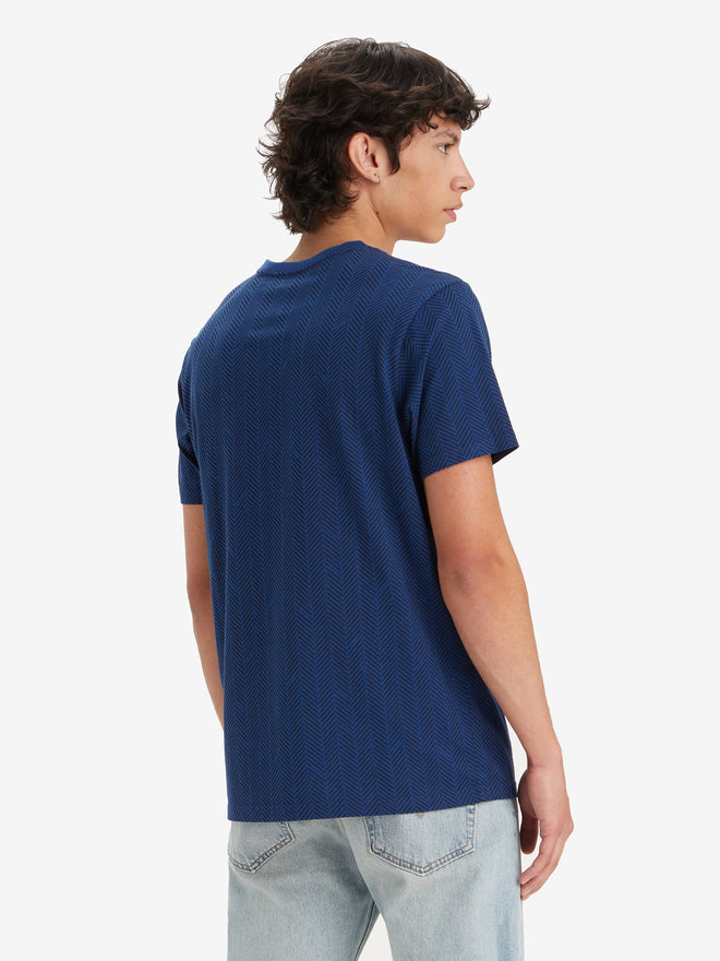 levi's®  寬鬆 baby tab 短袖 t 恤| 男裝 795540071XS- Italic Surge Navy Peony  – Levi's 香港