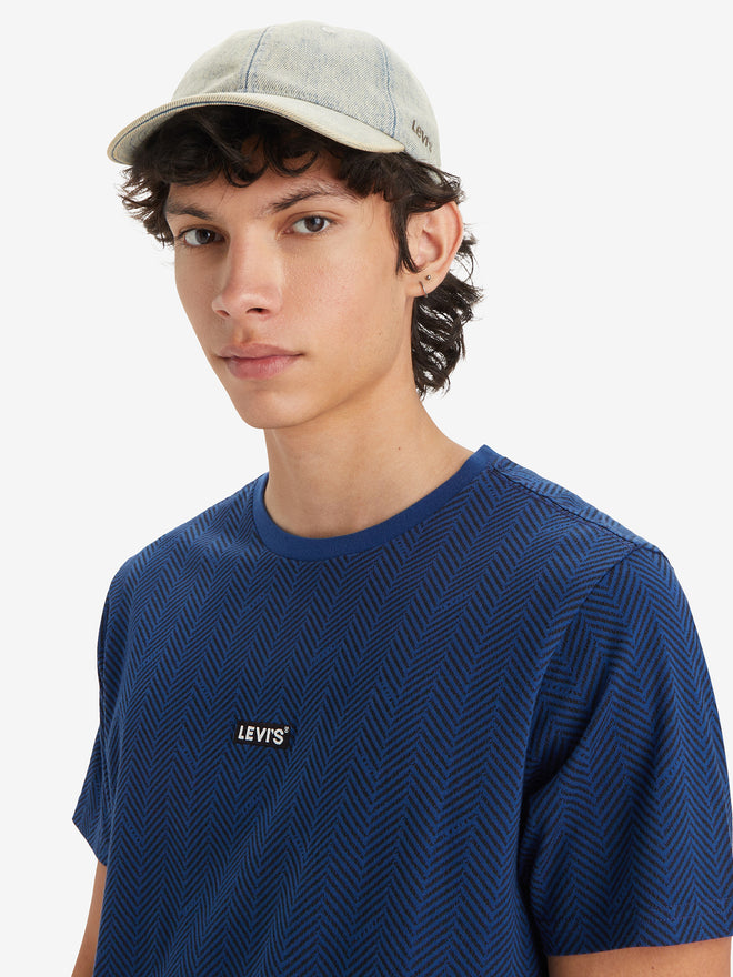 levi's®  寬鬆 baby tab 短袖 t 恤| 男裝 795540071XS- Italic Surge Navy Peony  – Levi's 香港