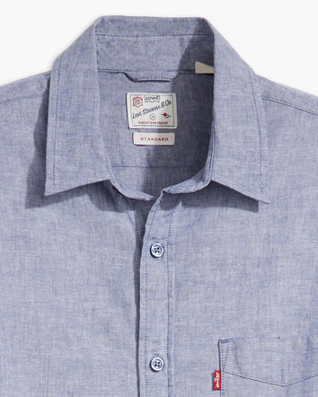 levi's® men's short-sleeve sunset pocket shirt 866240048XS- Coastal Fjord  – Levi's Hong Kong