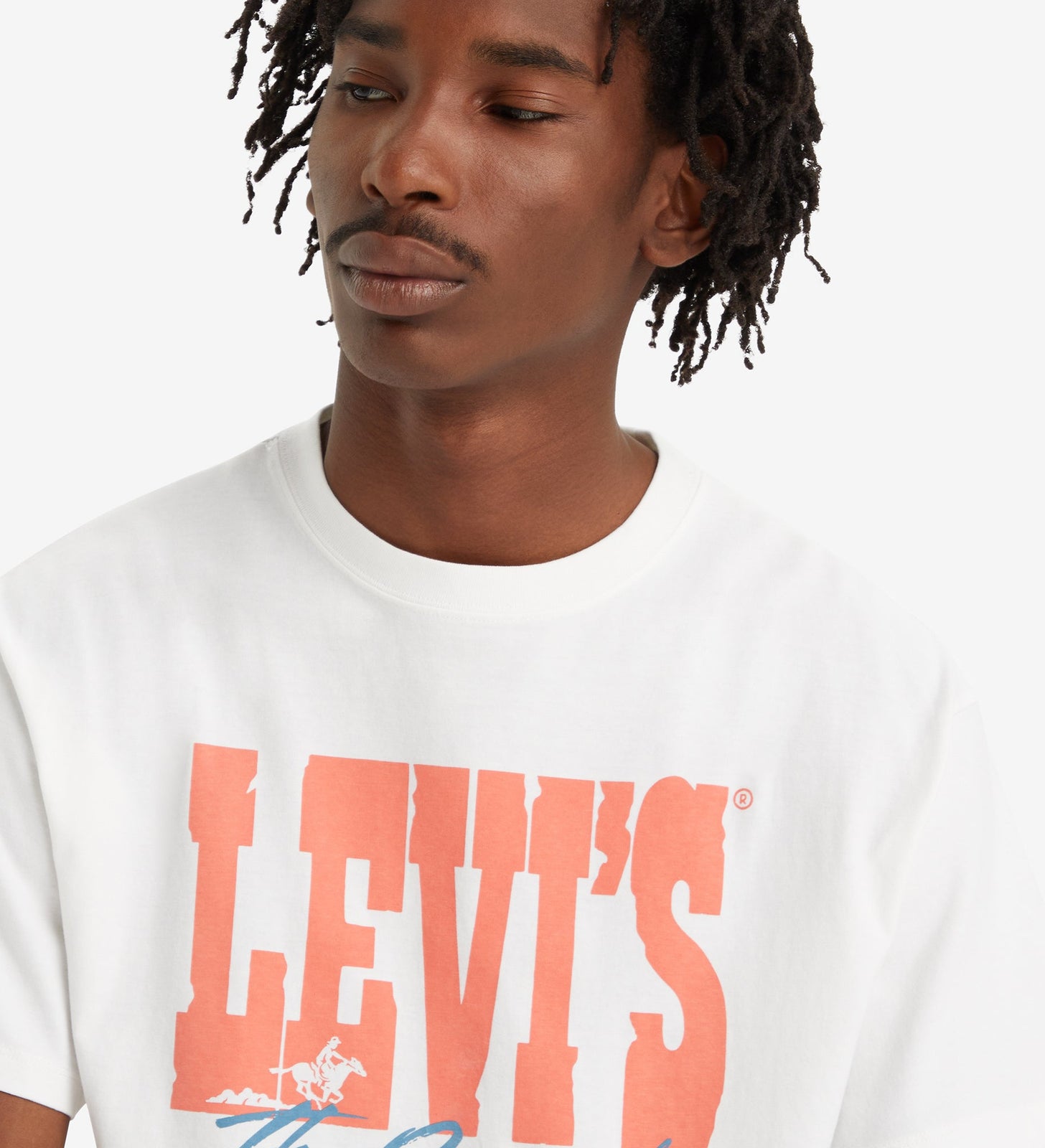 levi's® 男裝復古印花圖案tee 873730105XS- Levi Archival White+ - White – Levi's 香港