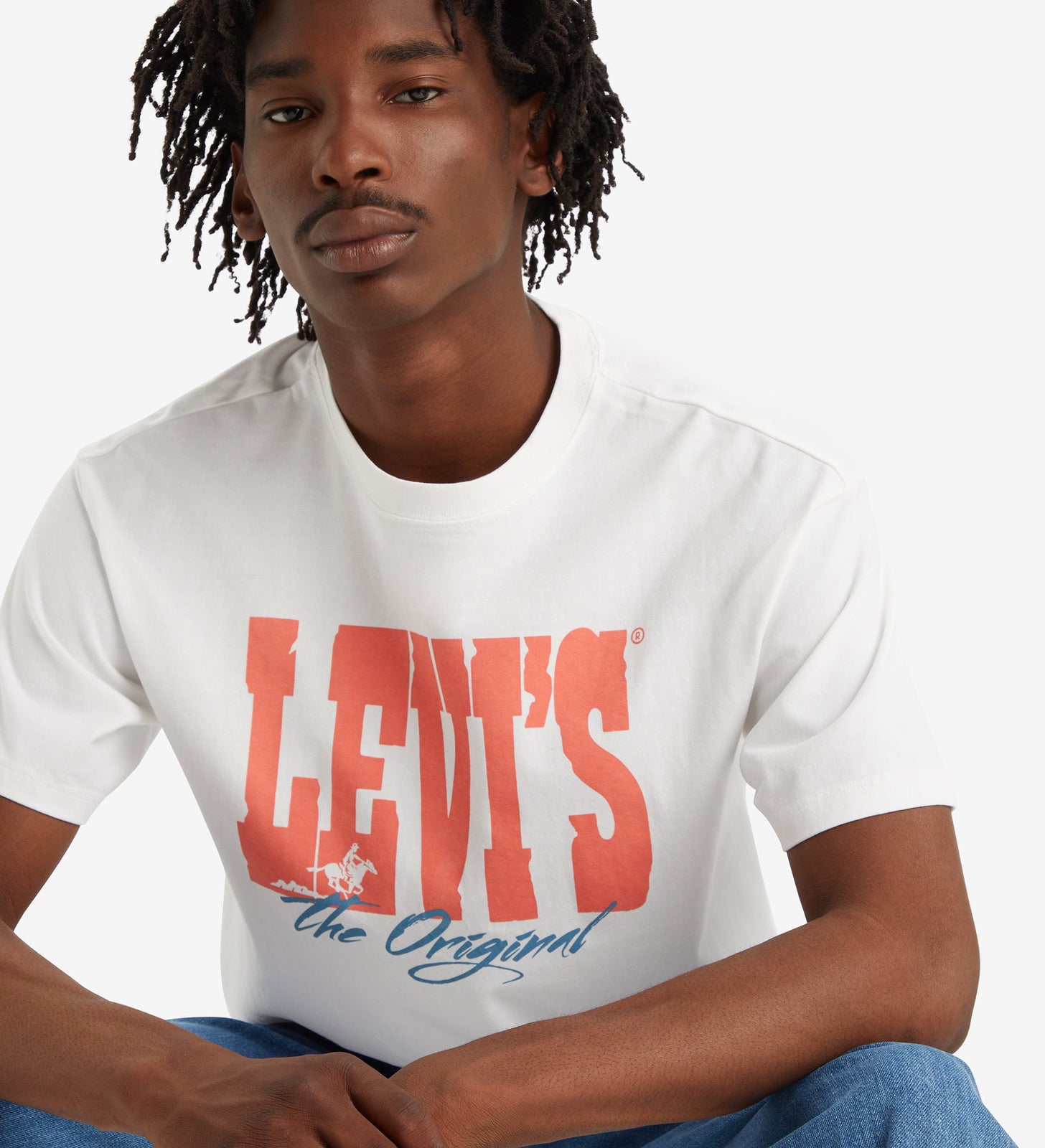 levi's® 男裝復古印花圖案tee 873730105XS- Levi Archival White+ - White – Levi's 香港